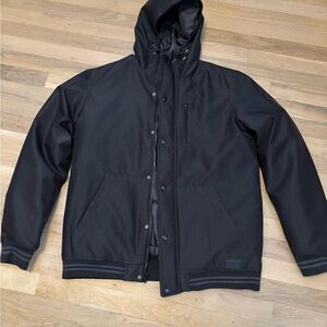 Vans Men's Black Hooded Jacket
